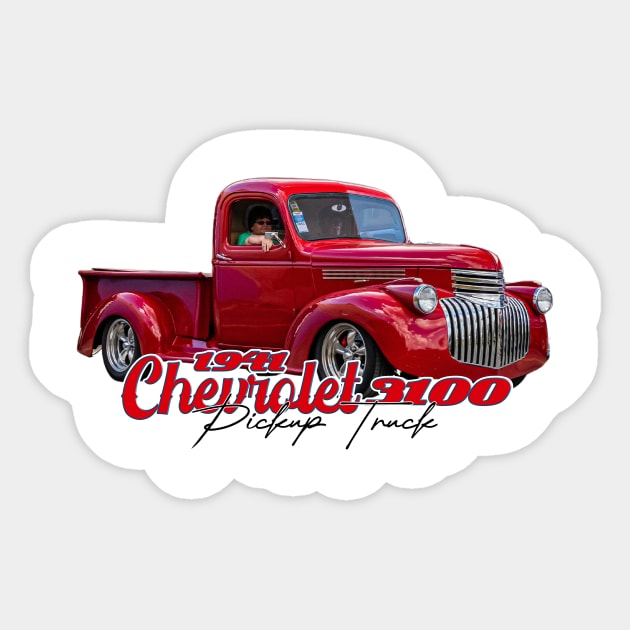 1941 Chevrolet 3100 Pickup Truck Sticker by Gestalt Imagery